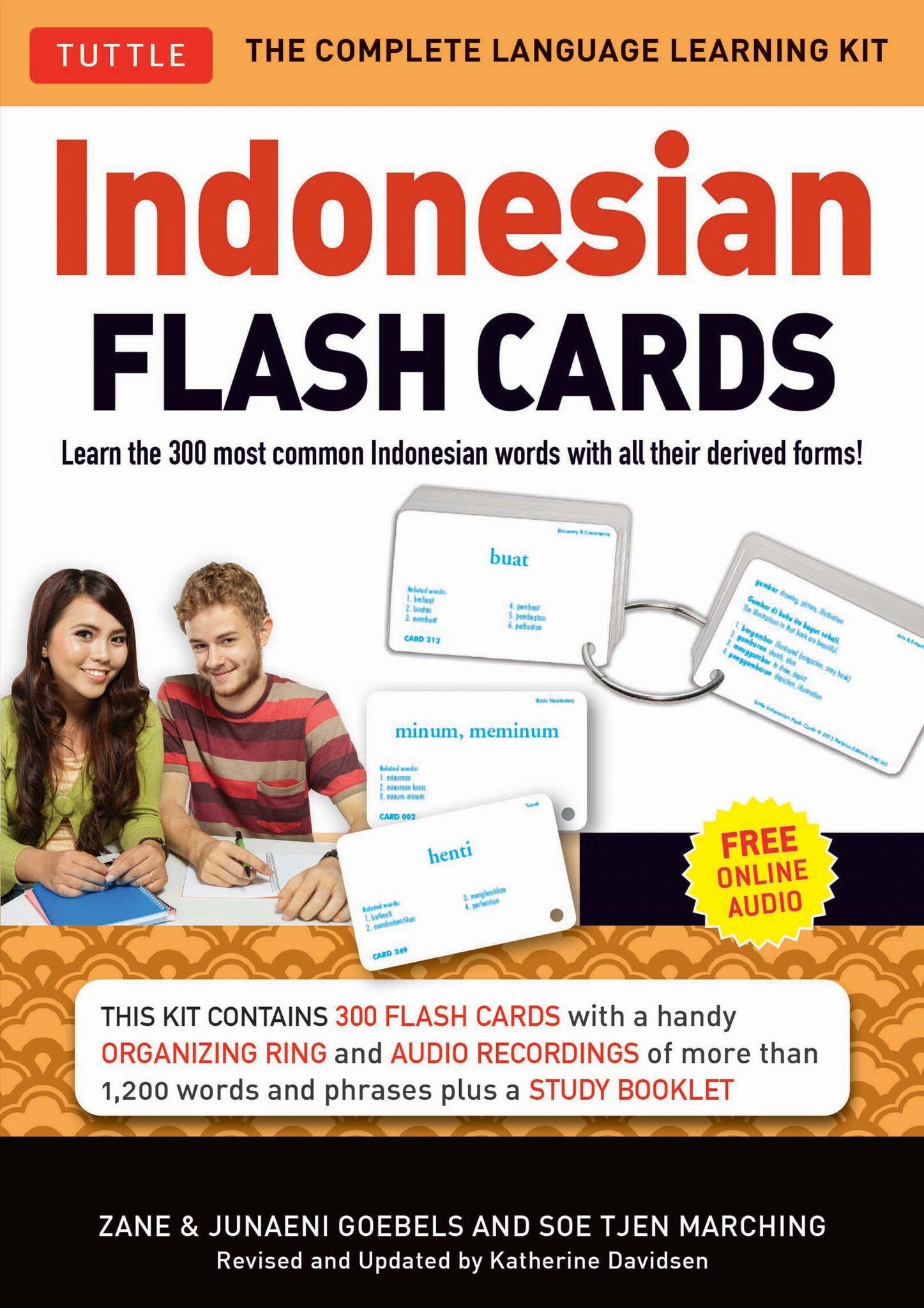 Cover image for Indonesian Flash Cards ISBN 9780804843638